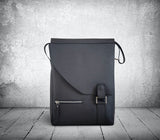 black leather laptop bag