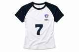 Women's Soft Wash Soccer Tee - USA 🇺🇸
