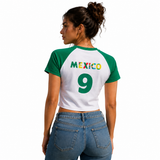 Women's Soft Wash Soccer Tee - Mexico 🇲🇽